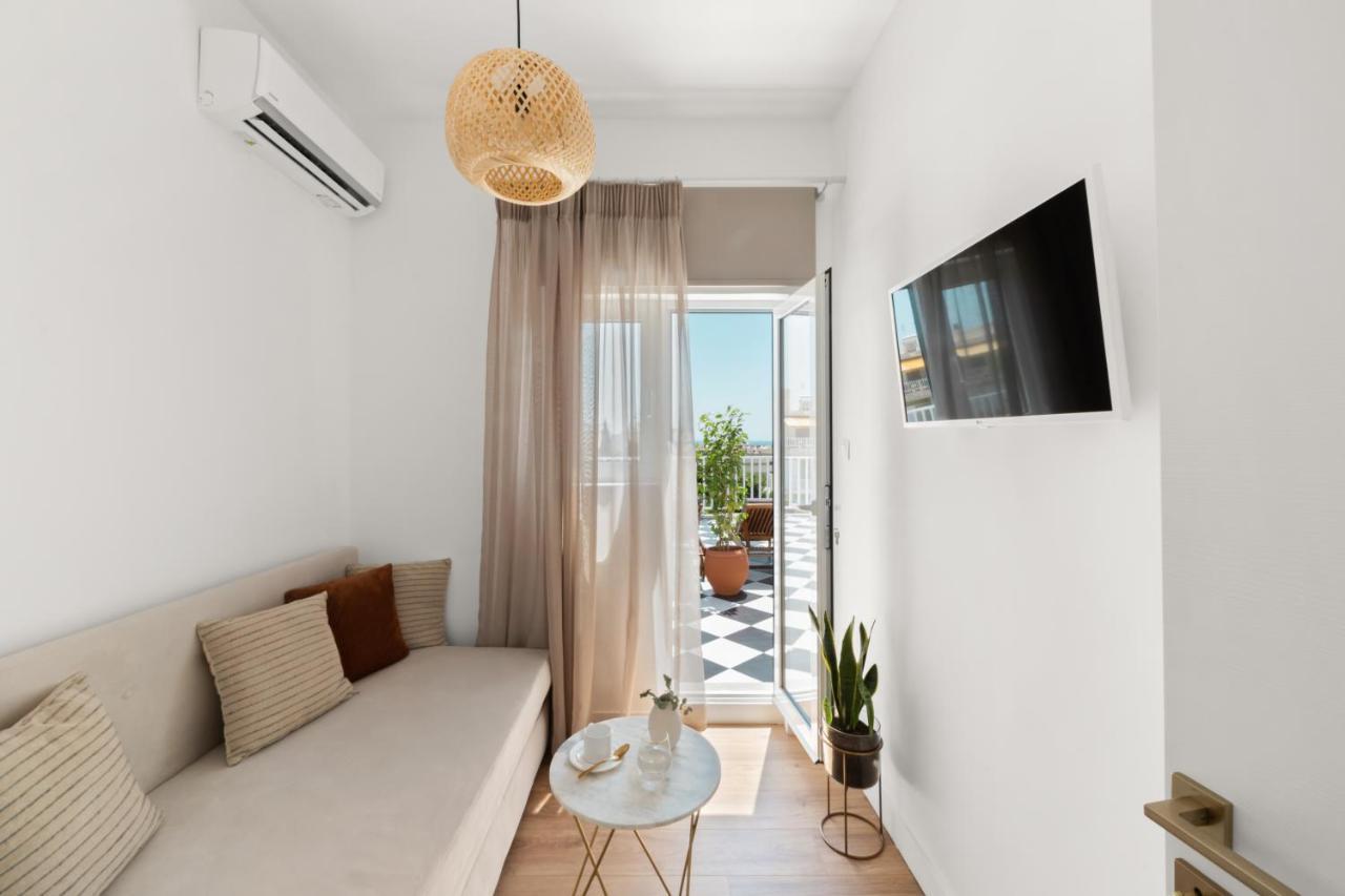 Luxurious Apartment With Big Sea View Terrace - Central Location アテネ エクステリア 写真