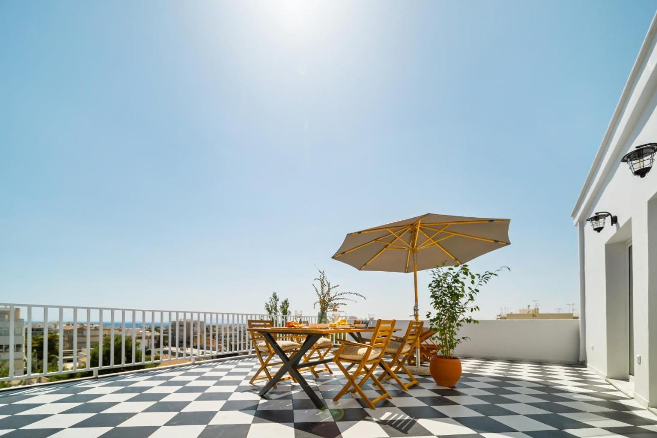 Luxurious Apartment With Big Sea View Terrace - Central Location アテネ エクステリア 写真